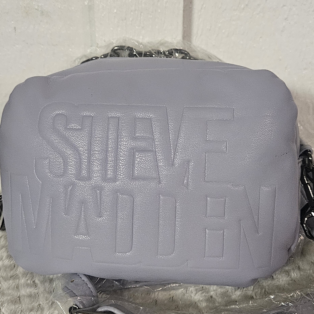 Steve Madden Light Purple Embossed Bag